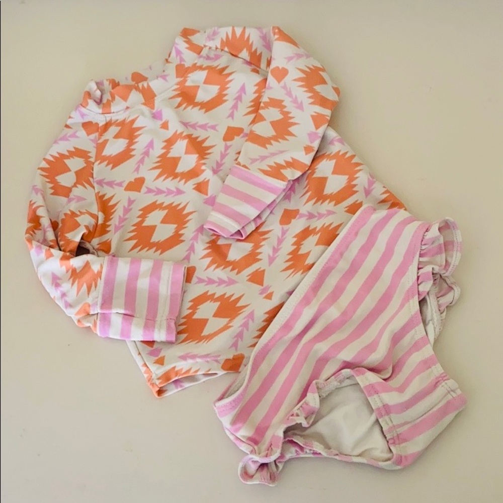 Jessica Simpson rashguard swimsuit size 12…